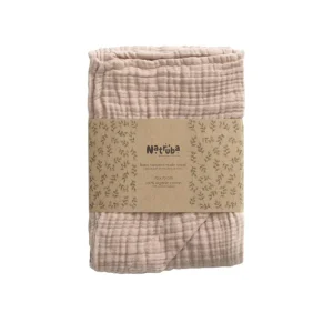 Toalla de Baño de Muselina 100% Algodón Orgánico - Rosa | Natruba