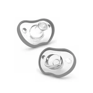 Pack de 2 Chupetes Flexy  - Gris | Nanobebé