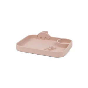 Plato con Compartimientos Peekaboo Deer Friends - Rosa | Done by deer