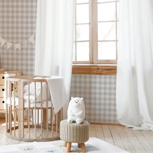 Papel pintado Texturizado Vichy M Gris