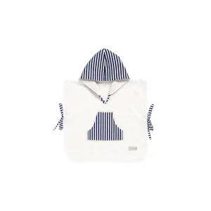 Poncho de Toalla - Rayas Azul | miNest