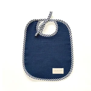 Babero de Muselina - Azul Marino | LOU BLOOM
