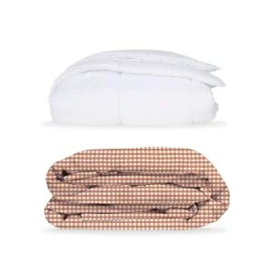 Pack Vichy Marrón (Funda Nórdica+Relleno)