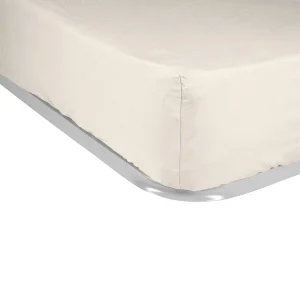 Sábana bajera Algodón Percal de 200 hilos Beige