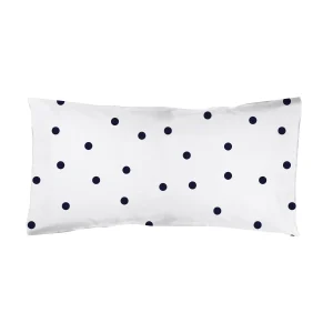 Funda almohada estampada Topos Negro